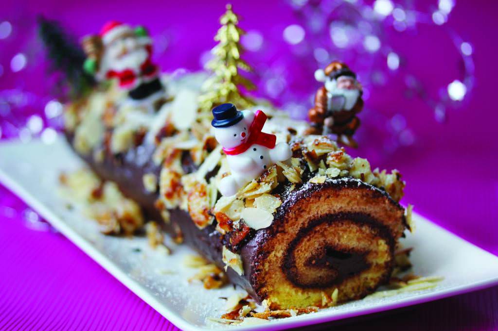 Bûche au chocolat