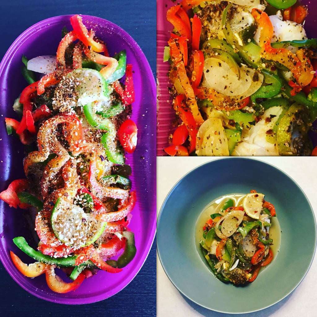 PAPILLOTE DE CABILLAUD A L&rsquo;ITALIENNE