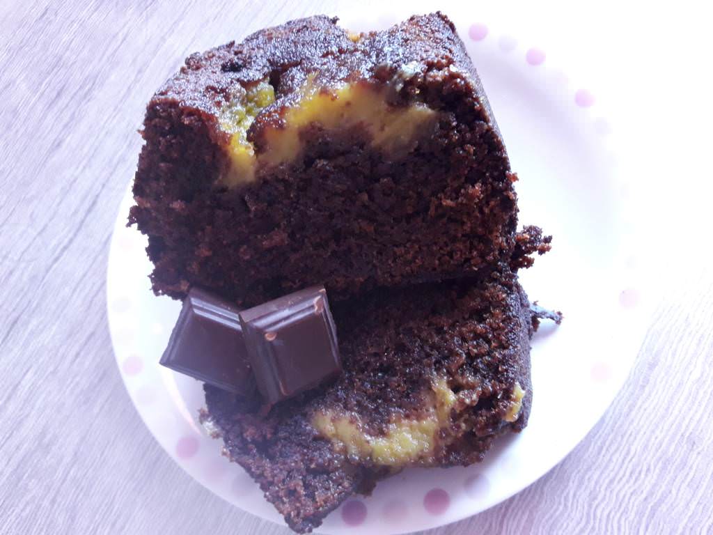 Cake chocolat insert avocat