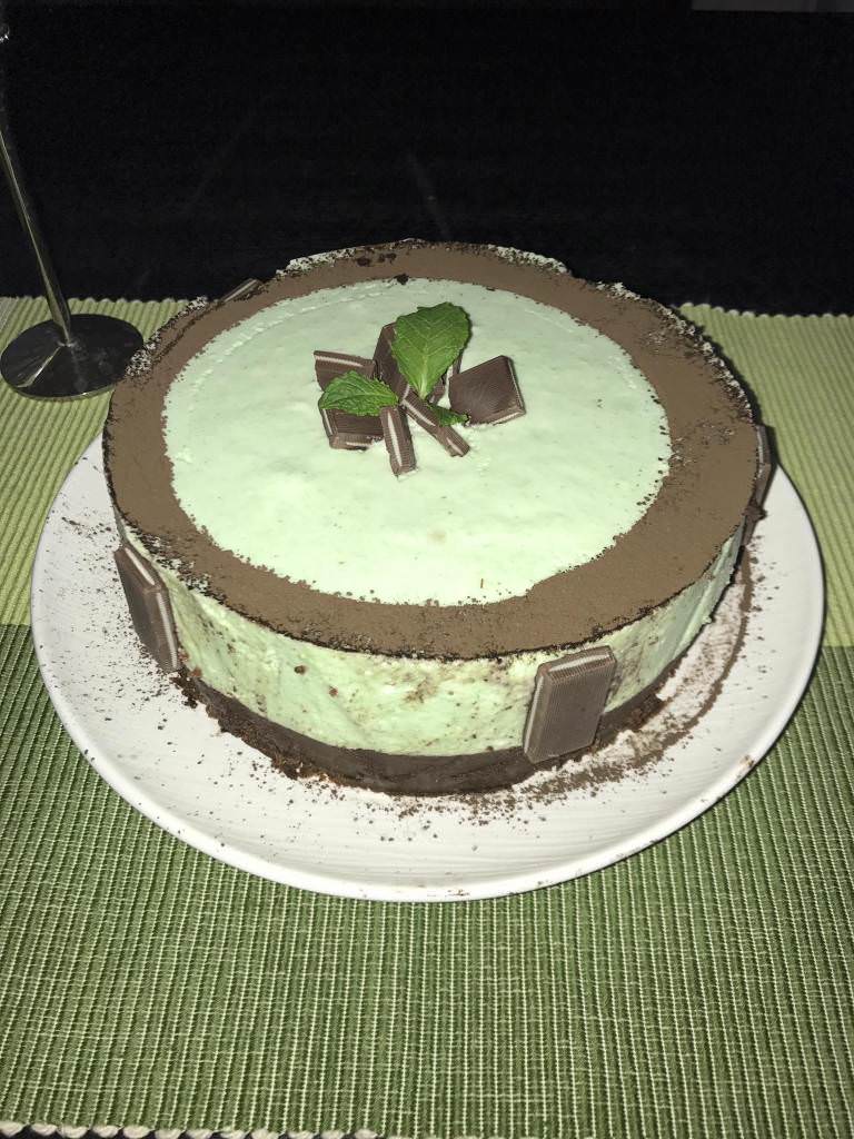 Bavarois menthe-chocolat