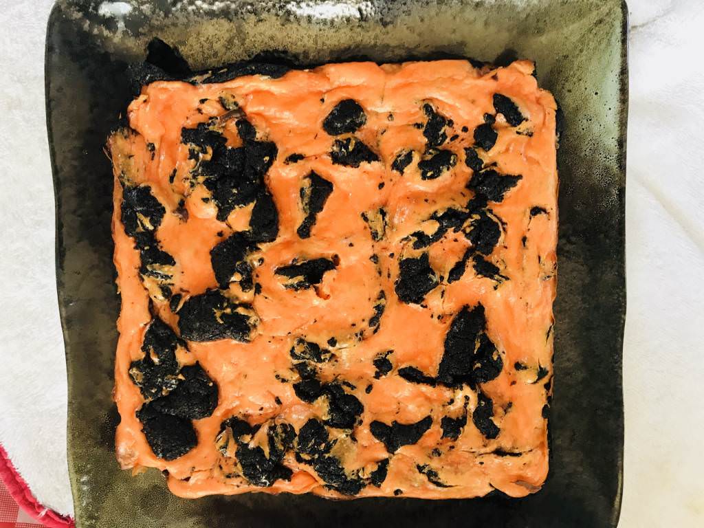 Brownies-cheesecake d&rsquo;Halloween