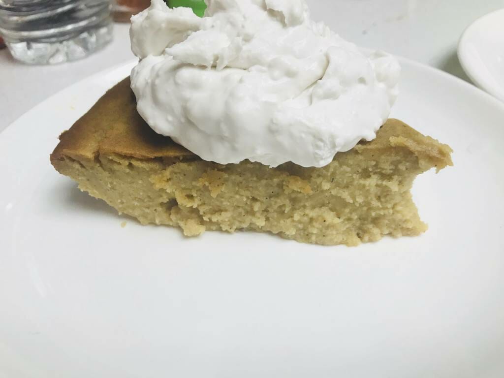 Tarte à la patate douce et à la noix de coco