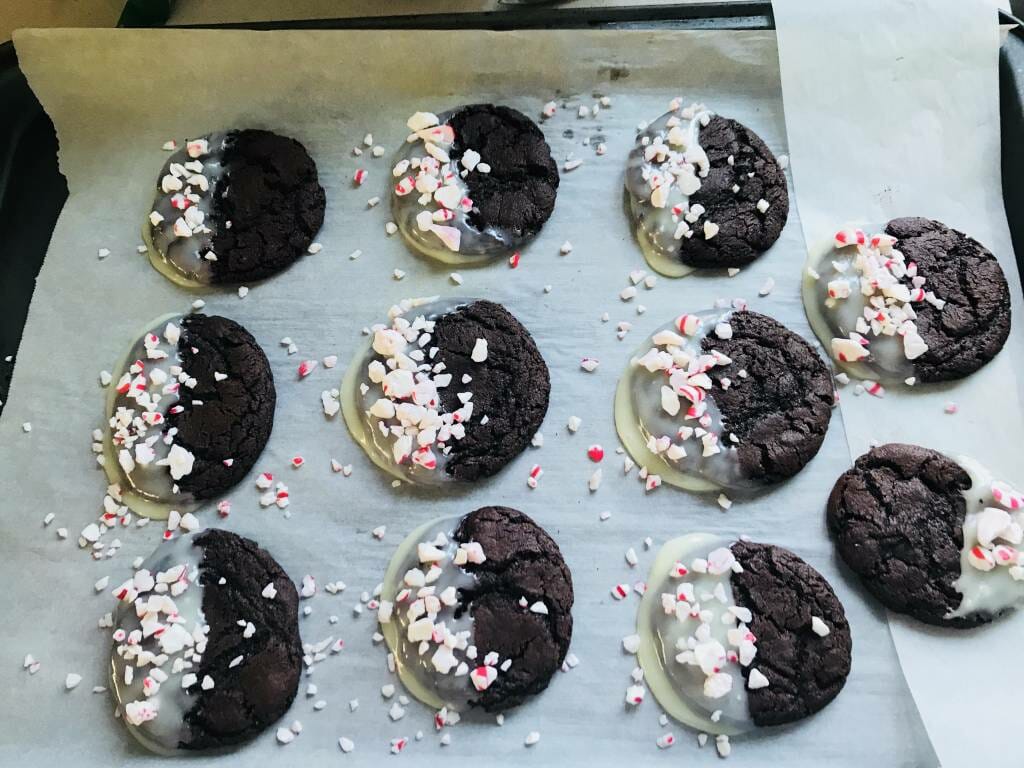 Cookies de Noël tout chocolat