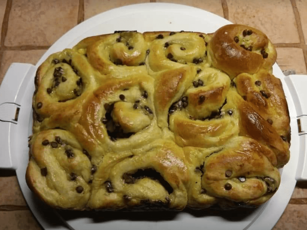 Chinois « crème pâtissière-pépites chocolat »