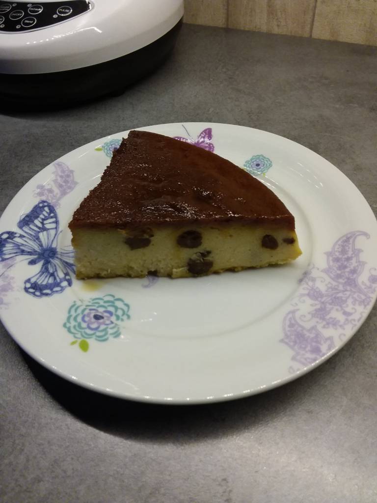 Gâteau semoule aux raisins