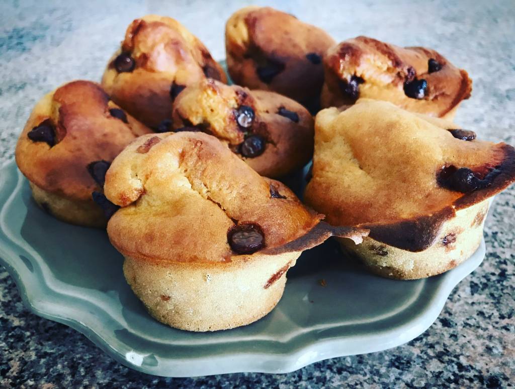 Muffins Léger au pépites de chocolat