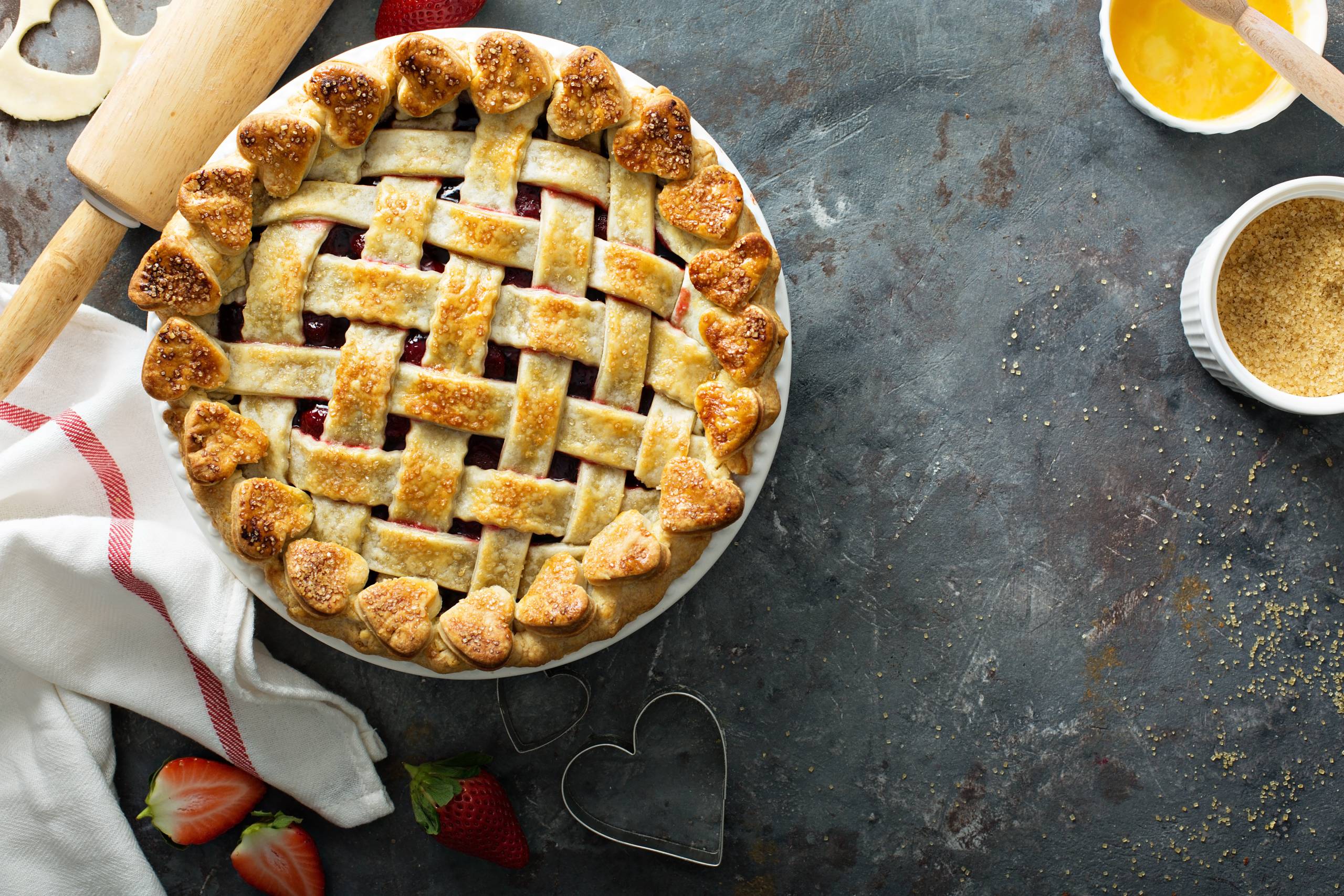 Strawberry pie